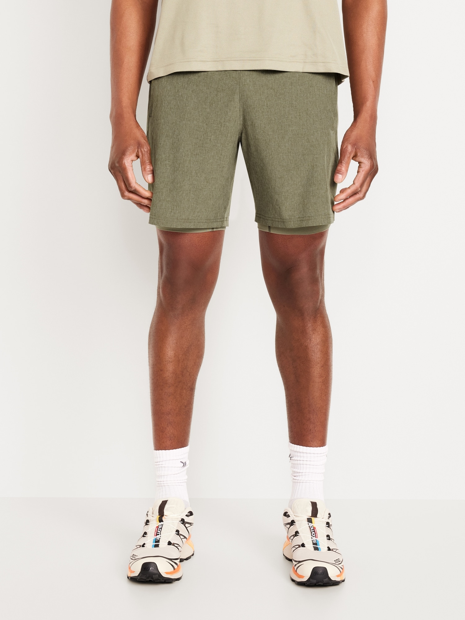 Lined Essential Woven Workout Shorts -- 7-inch inseam