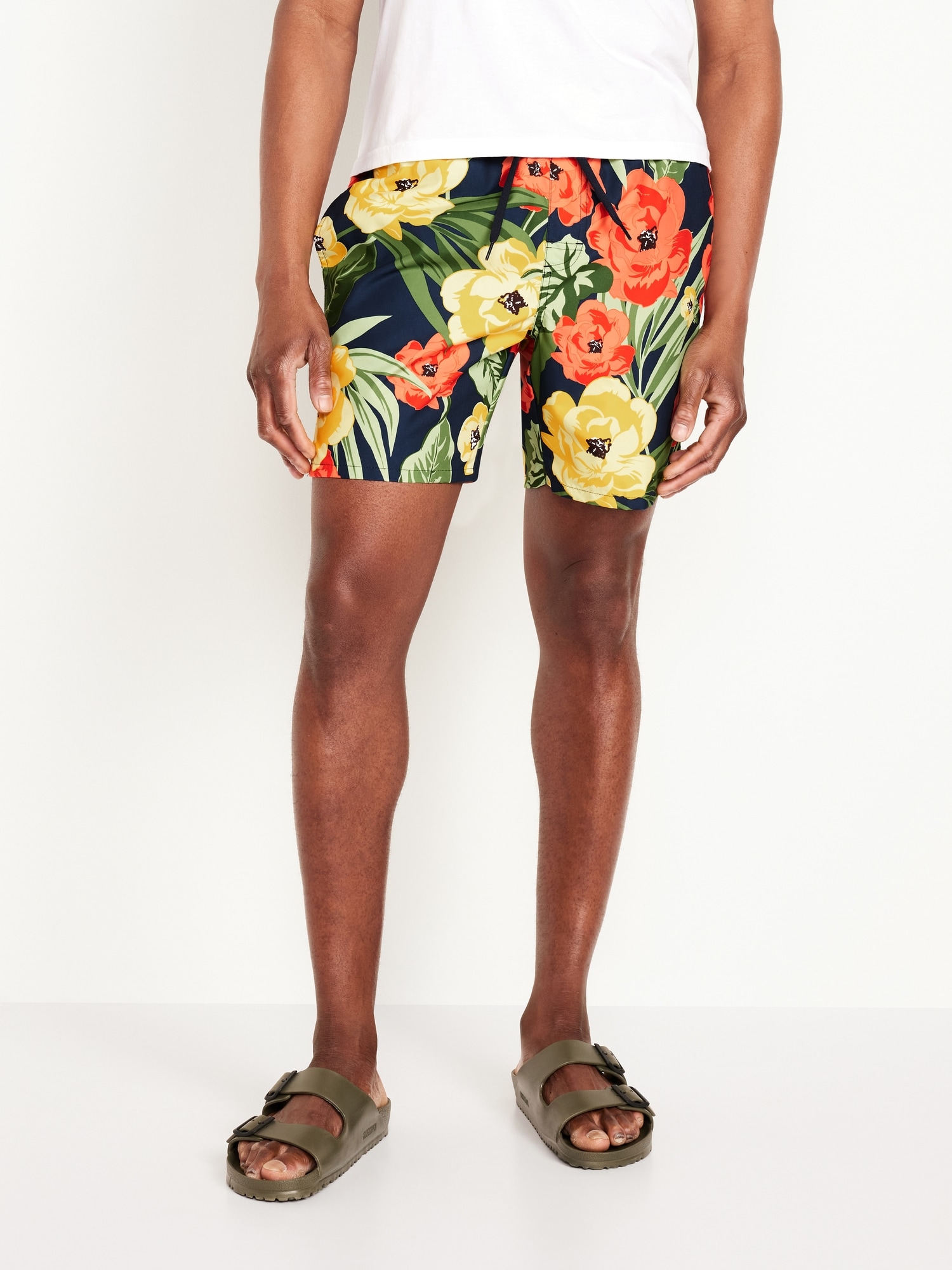 Short Rhône Homme XXL Athlétique Hybride Stretch Bleu Imprimé 7