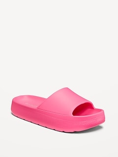 Flatform Slide Sandals for Girls (Partially Plant-Based)