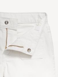 View large product image 5 of 5. High-Waisted Pocket Frayed-Hem Shorts for Girls