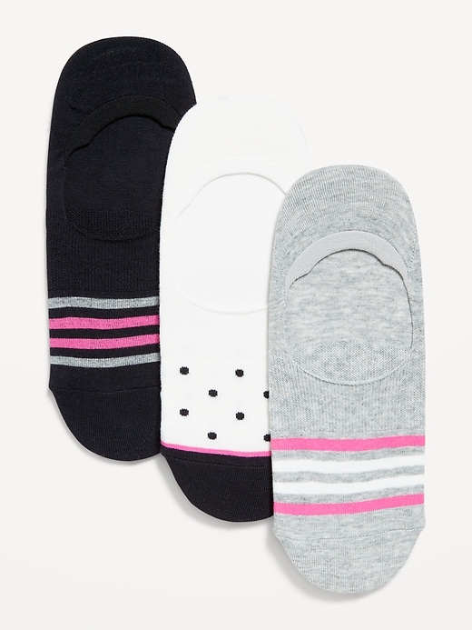 View large product image 1 of 1. No-Show Socks 3-Pack For Women