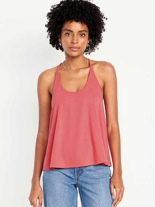 Image number 1 showing, Rib-Knit Strappy Tank Top