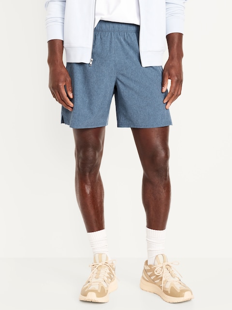 Essential Woven Workout Shorts -- 7-inch inseam - Blue