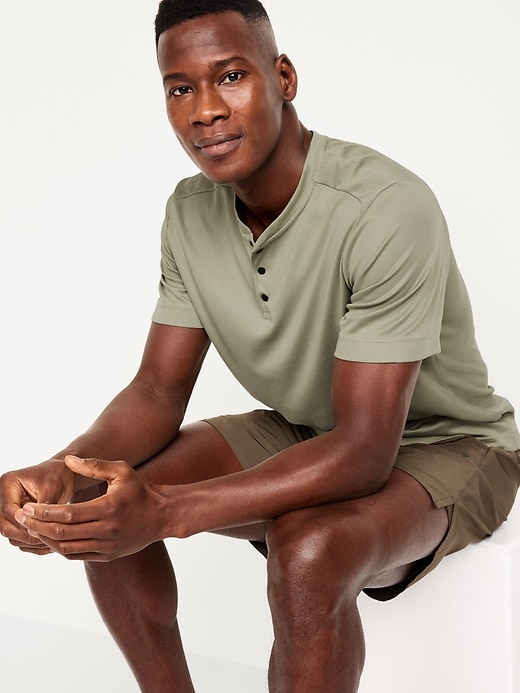 Image number 7 showing, CloudMotion Pique Henley