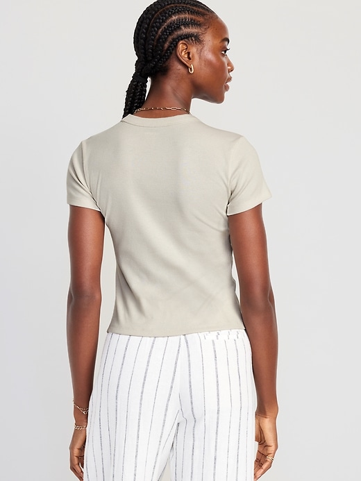 Image number 2 showing, Snug Crop T-Shirt