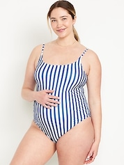 Lait & Co - Alessa One Shouldered Maternity Swimsuit