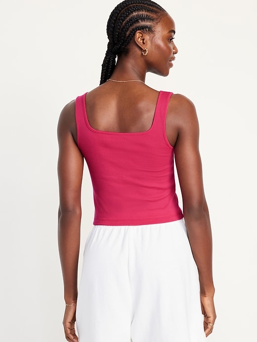 Image number 2 showing, Ultra-Crop Rib-Knit Tank Top