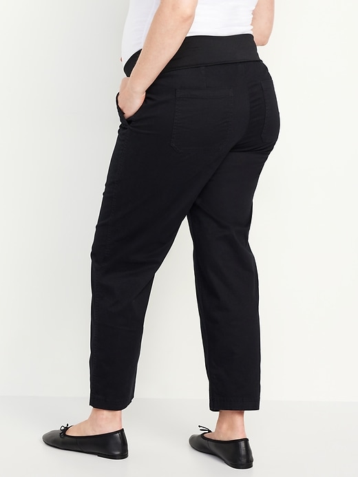 Image number 4 showing, Maternity Rollover-Waist OGC Chino Pants