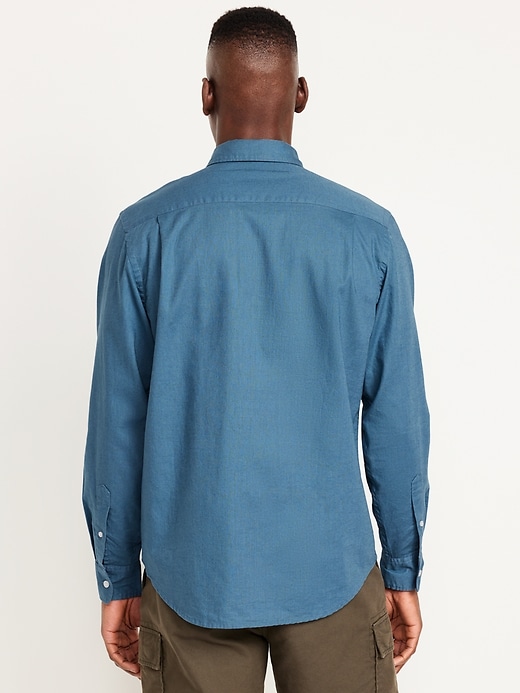 Image number 2 showing, Classic Fit Everyday Linen-Blend Shirt