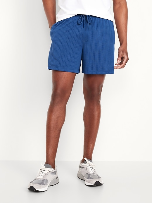 Image number 1 showing, Mesh Performance Shorts -- 5-inch inseam