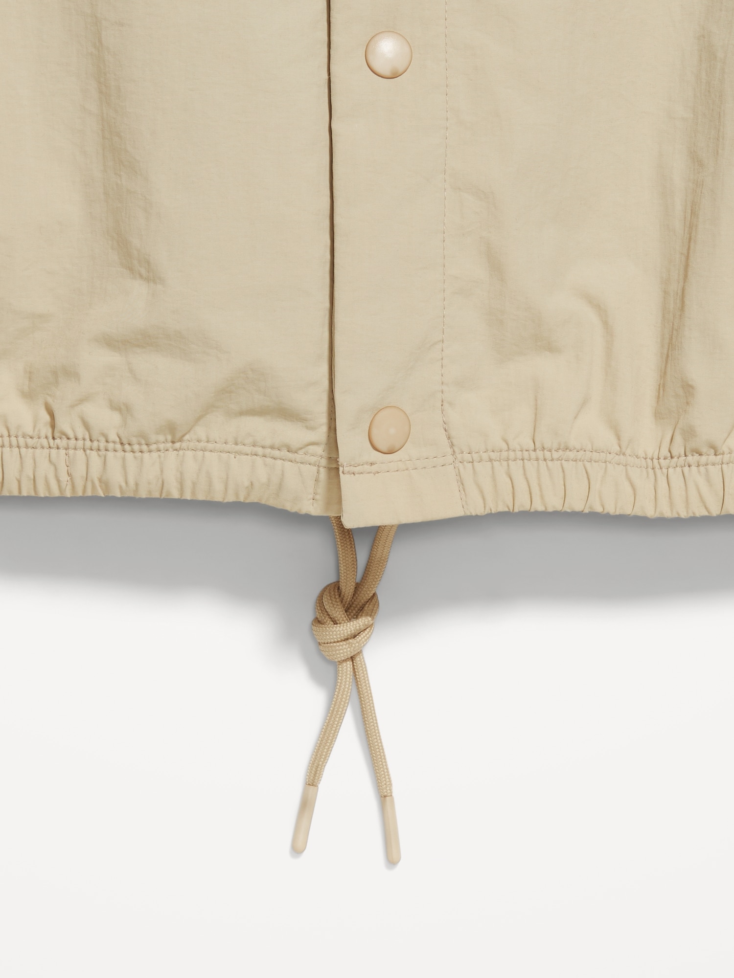 Water-Resistant Snap-Front Jacket