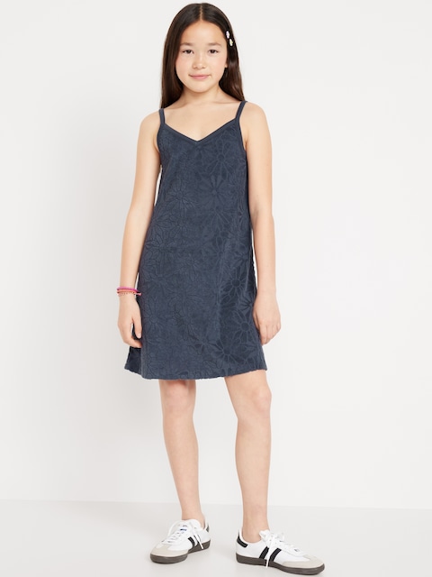 Sleeveless Terry Swing Dress for Girls