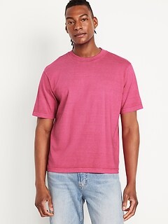 Baby pink t shirt mens hotsell