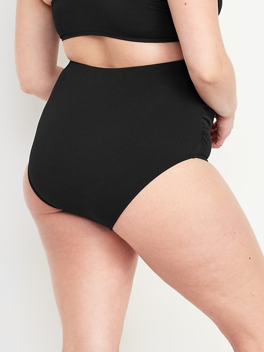 Image number 2 showing, Maternity High-Waisted Swim Bottoms