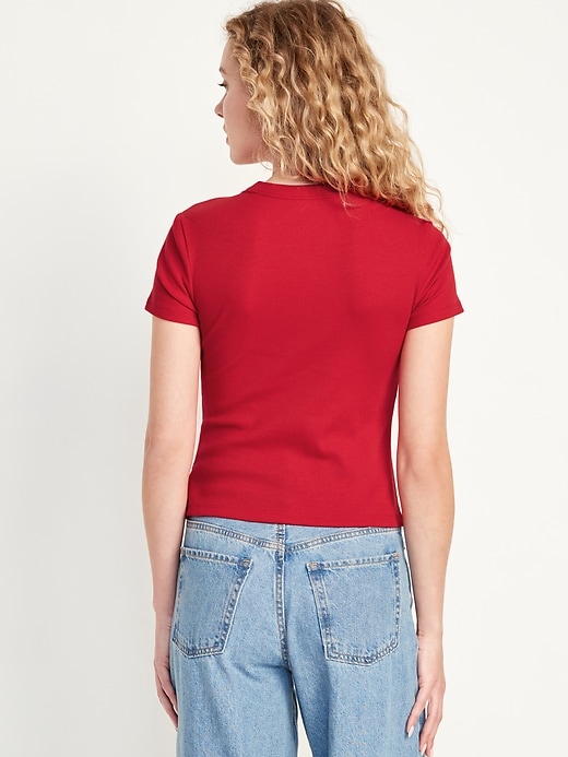 Image number 2 showing, Snug Crop T-Shirt