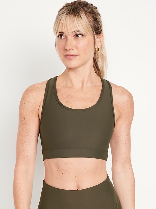 Image number 1 showing, Medium Support PowerSoft Racerback Sports Bra