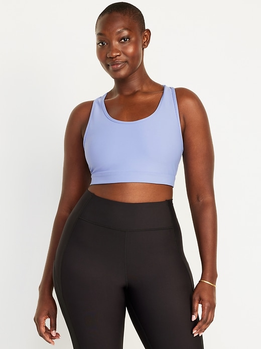 Image number 7 showing, Medium-Support PowerSoft Racerback Sports Bra 2X-4X