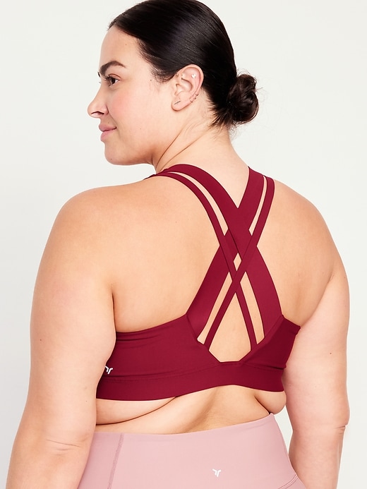 Image number 8 showing, Medium Support PowerSoft Cross-Back Sports Bra