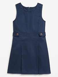 Image number 3 showing, Sleeveless School Uniform Dress for Girls