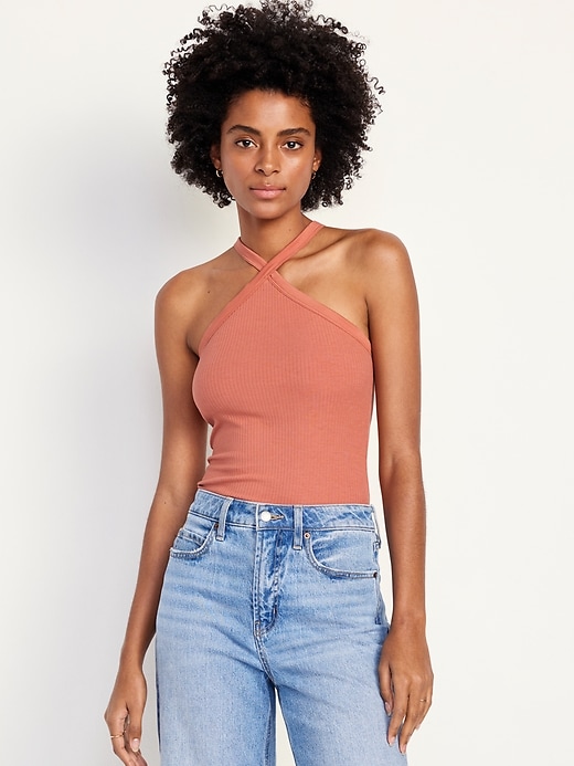 Image number 1 showing, Halter Tank Top