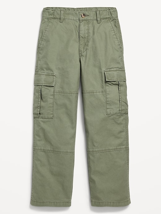 Image number 4 showing, Baggy Non-Stretch Cargo Pants for Boys