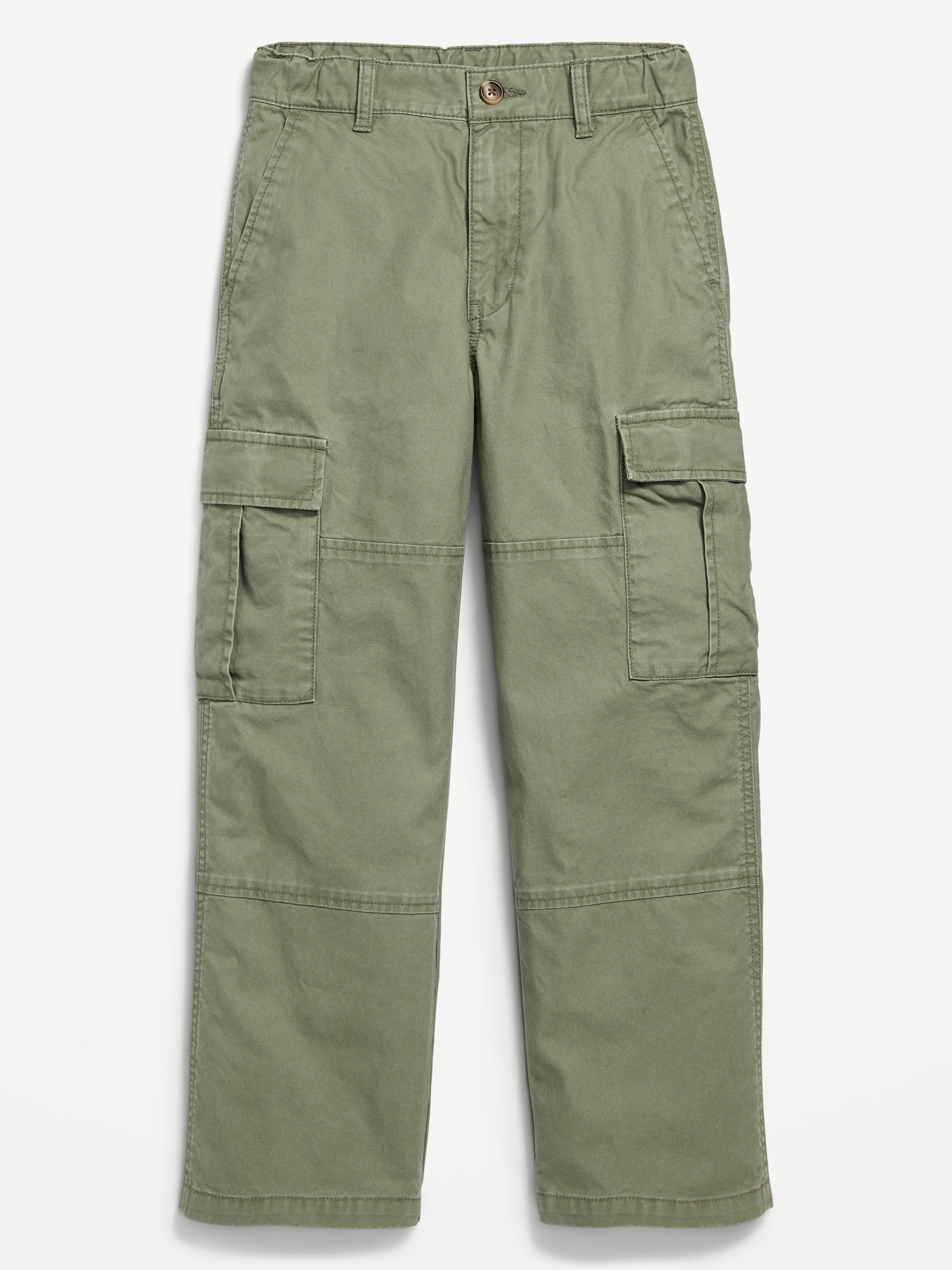 Baggy Non-Stretch Cargo Pants for Boys