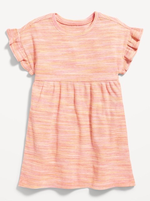 Fit & Flare Dress for Toddler Girls - Pink