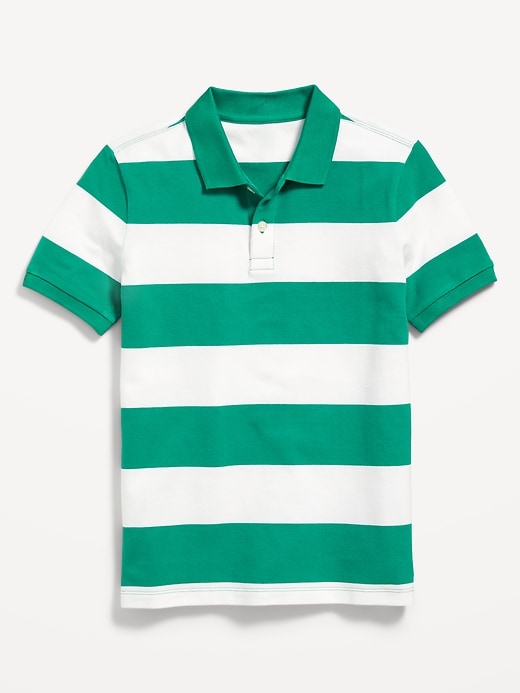 View large product image 2 of 3. Printed Pique Polo Shirt for Boys