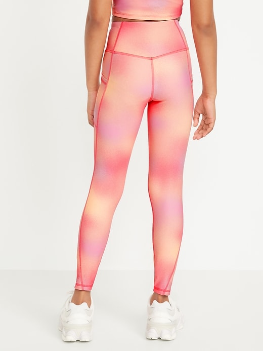 L'image numéro 2 présente Legging PowerSoft taille haute à poches latérales pour Fille