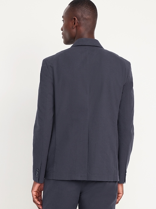 L'image numéro 2 présente Blazer en tissu gaufré