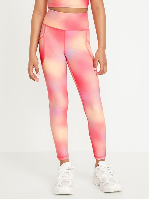 L'image numéro 1 présente Legging PowerSoft taille haute à poches latérales pour Fille