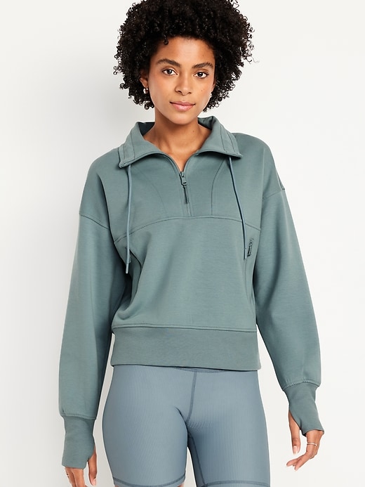 Image number 1 showing, Dynamic Fleece Half-Zip Sweatshirt