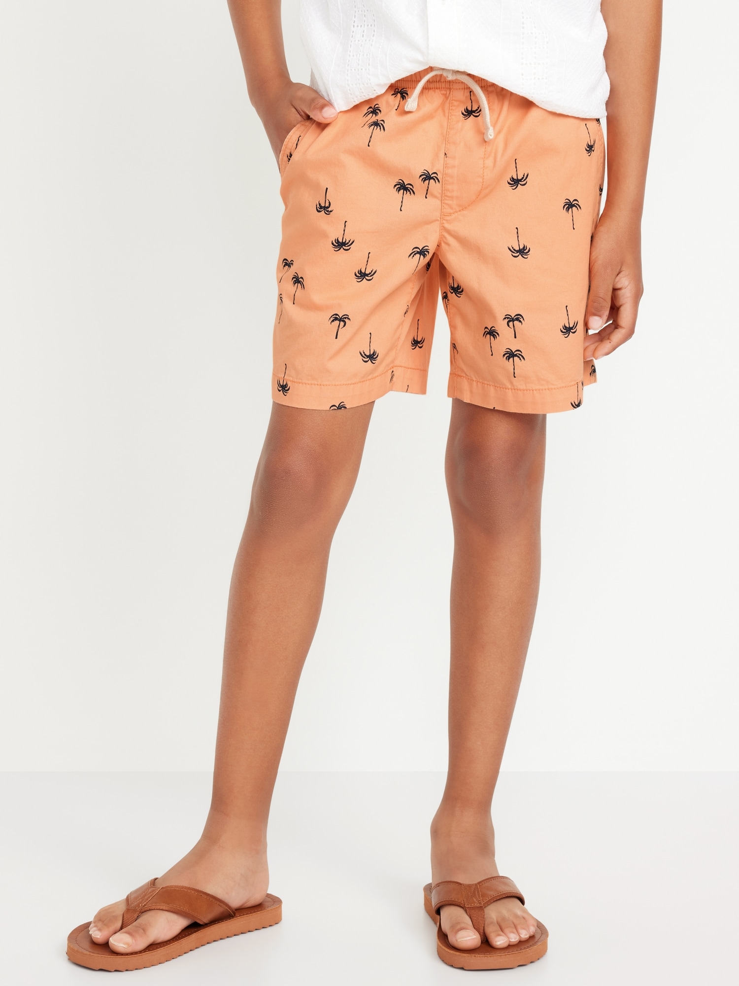 Above Knee Printed Jogger Shorts for Boys