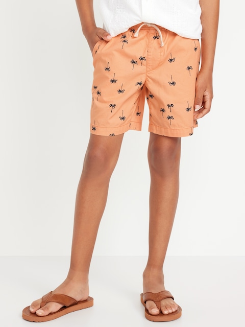 Above Knee Printed Jogger Shorts for Boys