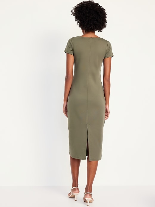 Image number 8 showing, Square-Neck Midi Dress