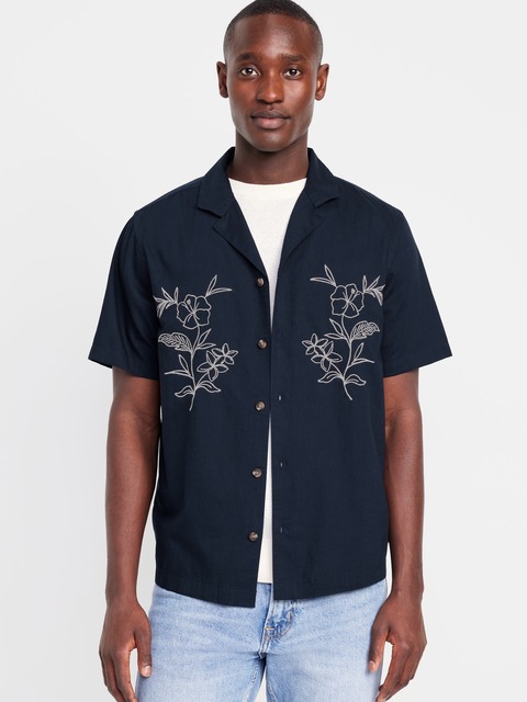 Short-Sleeve Camp Shirt