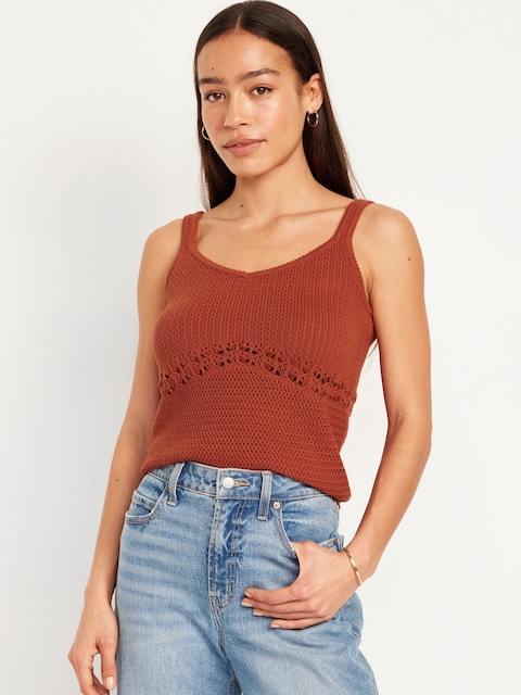 Sweater-Knit Tank Top