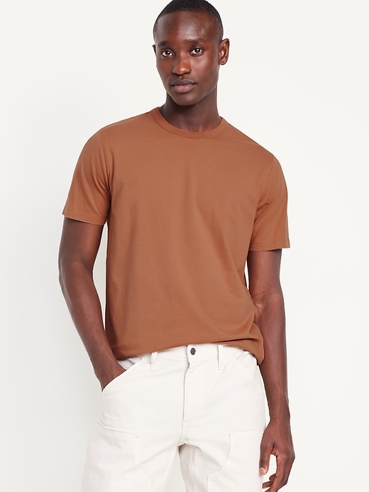 Image number 1 showing, Curved-Hem T-Shirt