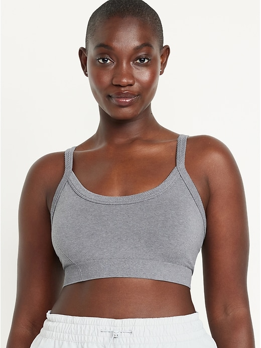 Image number 6 showing, Light Support Fluid Seamless Ribbed Sports Bra