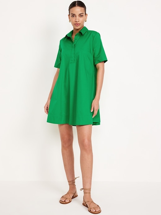 Image number 1 showing, Mini Shirt Dress