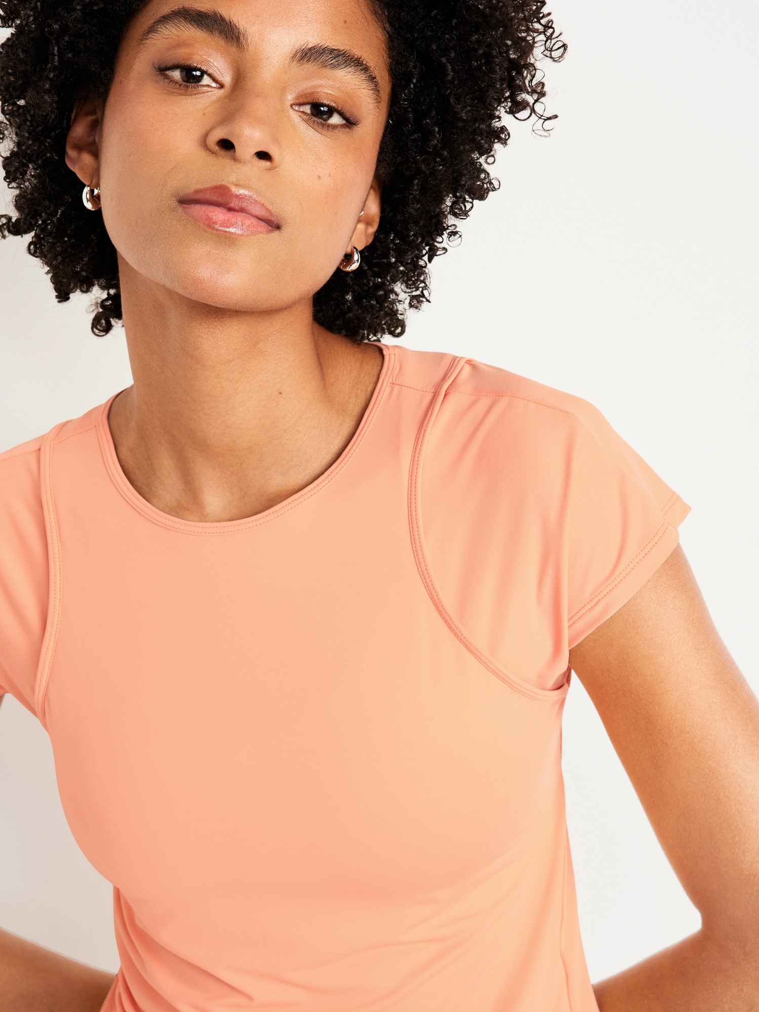 FlowForm Crop Cutout-Back Top