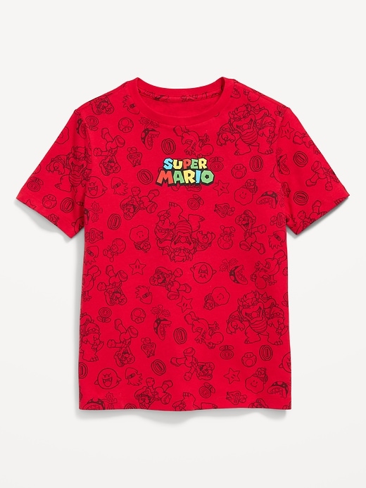 Voir une image plus grande du produit 1 de 2. T-shirt à imprimé Super Mario&#153 unisexe pour Enfant