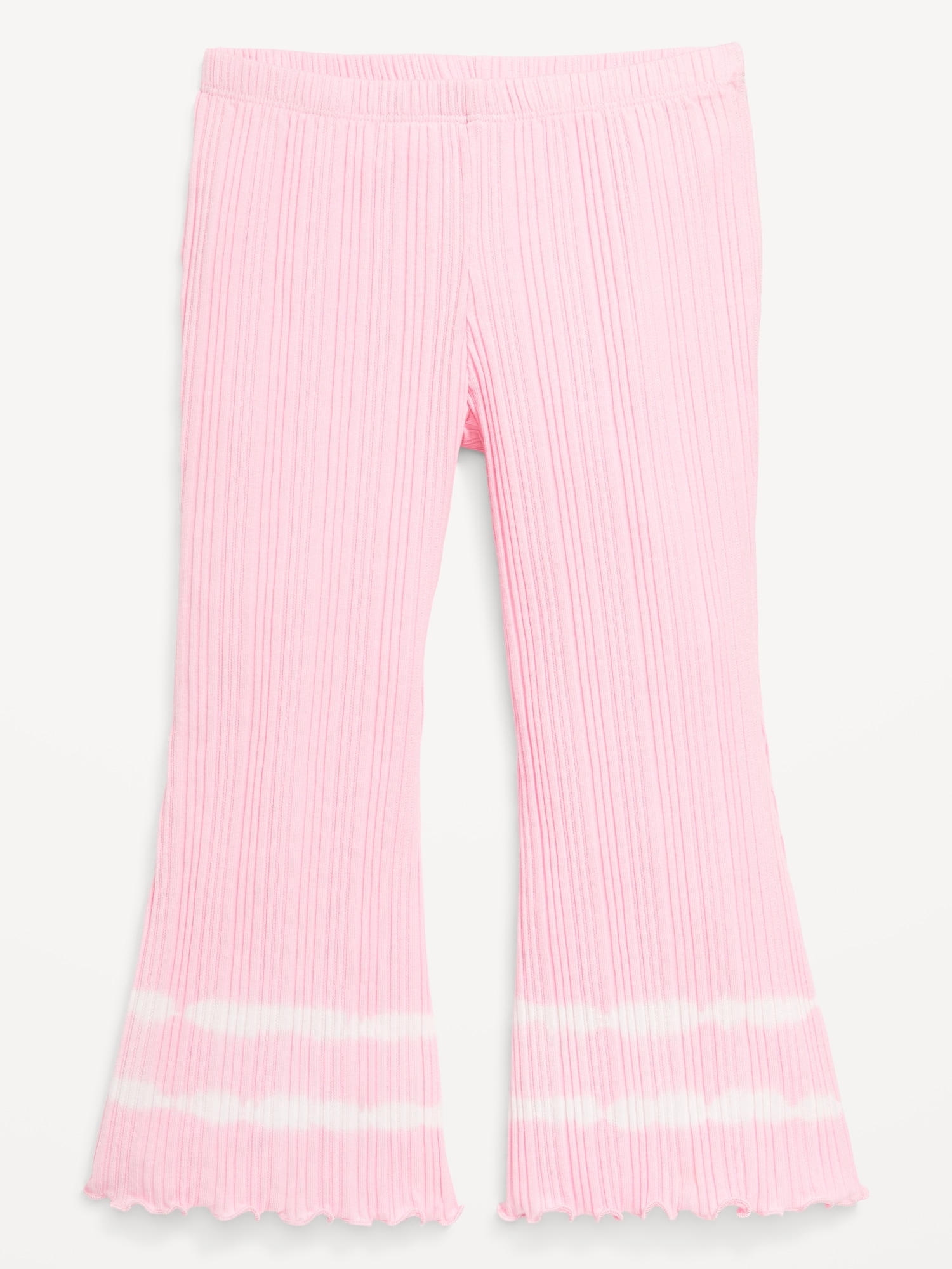 Textured Rib-Knit Flare Leggings for Toddler Girls