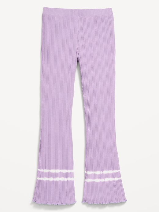 Image number 4 showing, High-Waisted Full-Length Flared Leggings for Girls