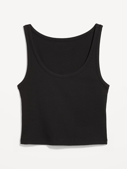 Image number 4 showing, Ribbed Crop Tank Top