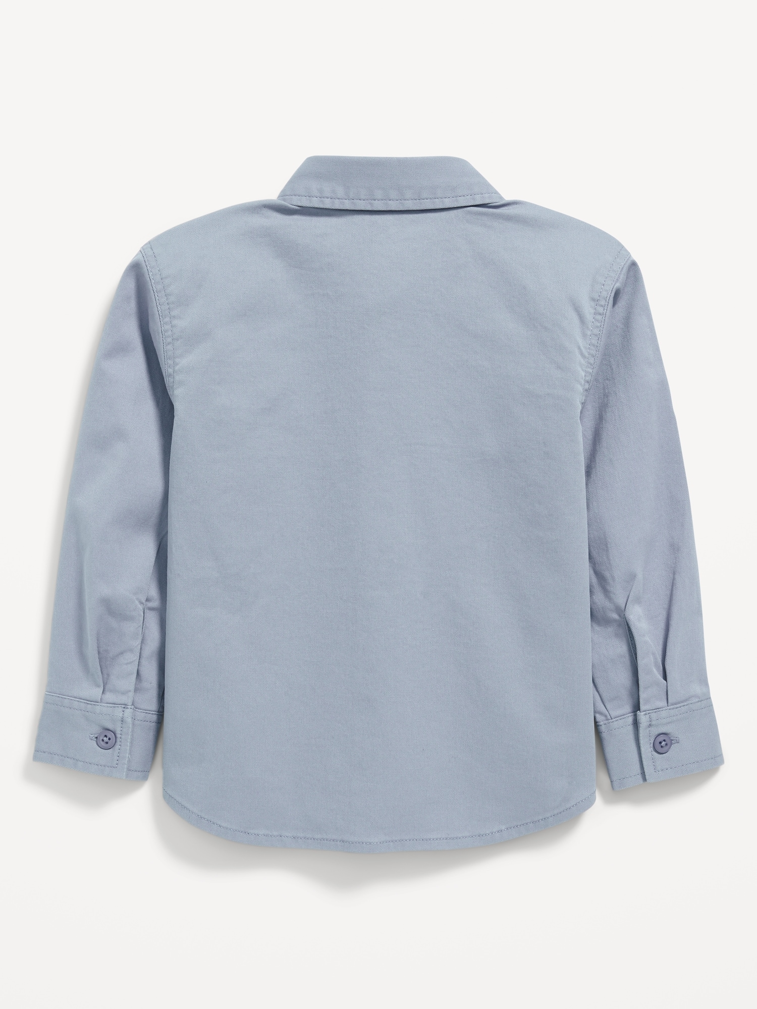Long-Sleeve Utility Pocket Shirt for Toddler Boys