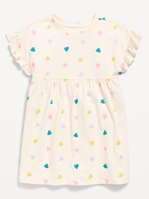 View large product image 1 of 1. Printed Fit and Flare Dress for Toddler Girls