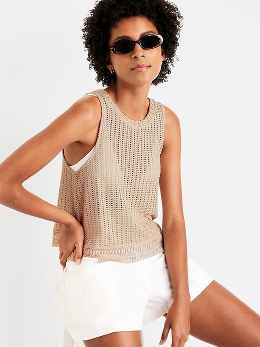 Image number 3 showing, Crochet Tank Top