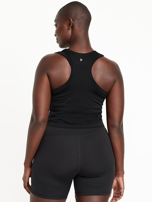 Image number 6 showing, Fitted Seamless Crop Tank Top