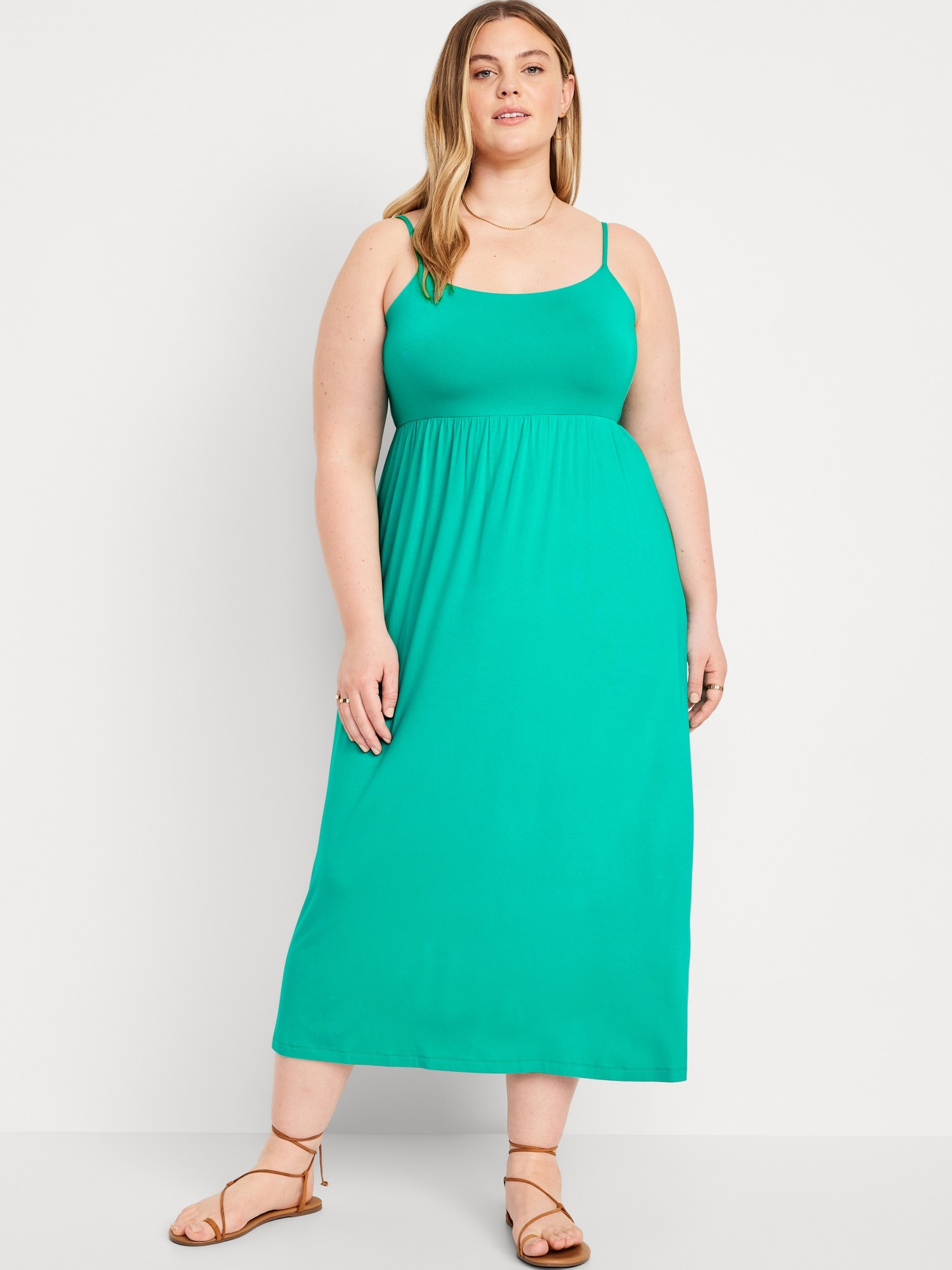 Fit & Flare Cami Midi Dress | Old Navy